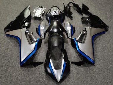 Silver and Black & Blue - 2017-2023 Honda CBR1000RR