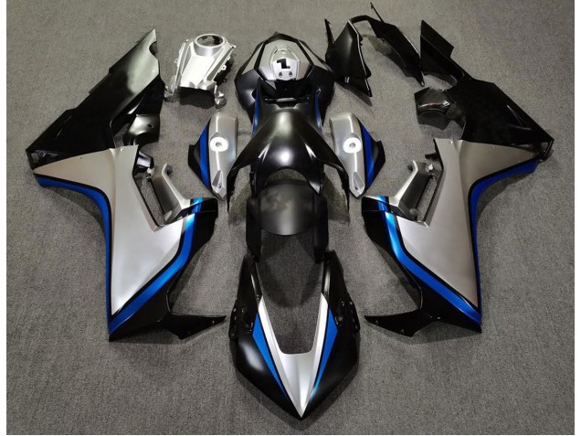 Silver and Black & Blue - 2017-2023 Honda CBR1000RR Silver and Black & Blue - 2017-2023 Honda CBR1000RR
