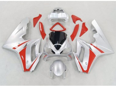 Silver and Red - 2006-2008 Triumph Daytona 675