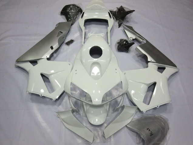 Silver and White - 2003-2004 Honda CBR600RR