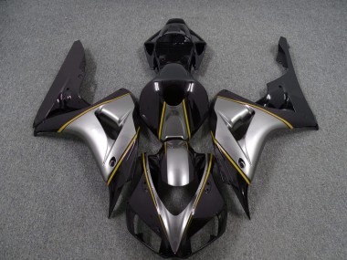 Silver with Yellow Pin Stripe - 2006-2007 Honda CBR1000RR