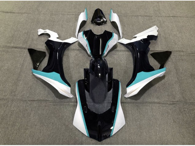 Sky Blue Black and White - 2015-2019 Yamaha R1