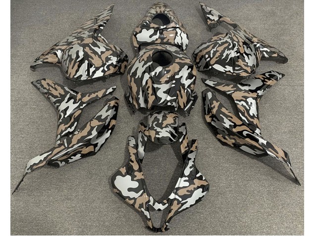 Tan and Silver Camo - 2009-2012 Honda CBR600RR Tan and Silver Camo - 2009-2012 Honda CBR600RR