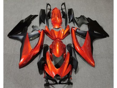 Vibrant Orange in Black - 2008-2010 Suzuki GSXR 600-750