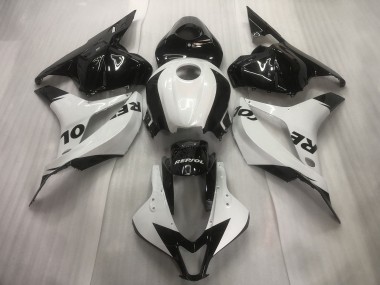 White / Black Repsol Plain - 2009-2012 Honda CBR600RR