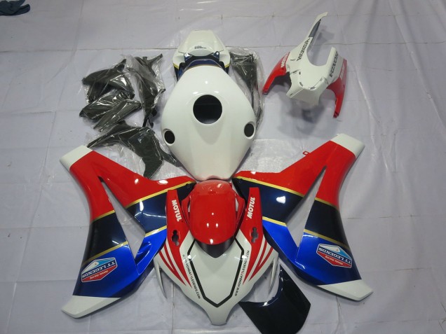 White Blue and Red - 2008-2011 Honda CBR1000RR White Blue and Red - 2008-2011 Honda CBR1000RR