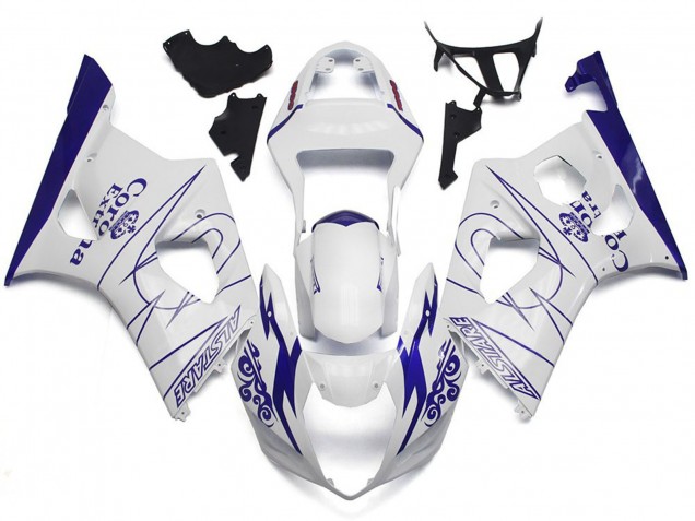 White Corona Custom Style - 2003-2004 Suzuki GSXR 1000 White Corona Custom Style - 2003-2004 Suzuki GSXR 1000