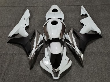 White Graphite and Black - 2007-2008 Honda CBR600RR