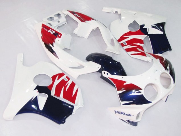 White Red and Blue - 1990-1998 Honda CBR250RR White Red and Blue - 1990-1998 Honda CBR250RR