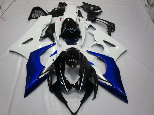 White and Blue - 2005-2006 Suzuki GSXR 1000 White and Blue - 2005-2006 Suzuki GSXR 1000