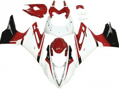 White and Red - 2013-2016 Triumph Daytona 675