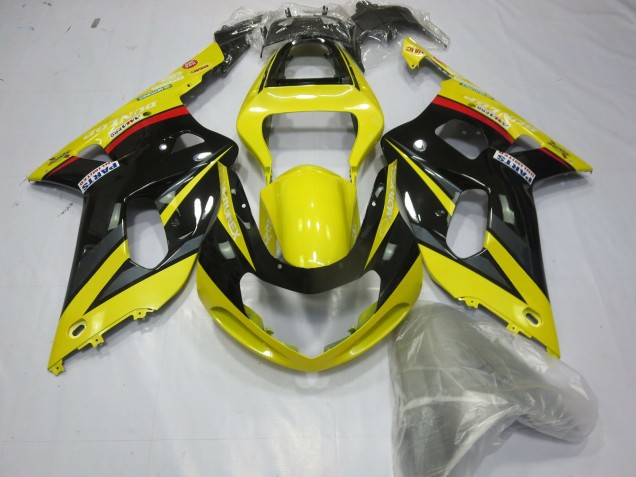Yellow Black and Grey - 2001-2003 Suzuki GSXR 600-750 Yellow Black and Grey - 2001-2003 Suzuki GSXR 600-750