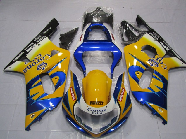 Yellow Corona - 2001-2003 Suzuki GSXR 600-750 Yellow Corona - 2001-2003 Suzuki GSXR 600-750
