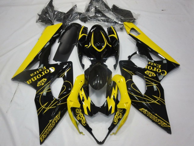 Yellow Corona - 2005-2006 Suzuki GSXR 1000 Yellow Corona - 2005-2006 Suzuki GSXR 1000