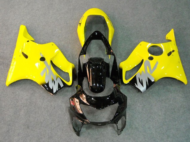 Yellow Silver Decal - 1999-2000 Honda CBR600 F4