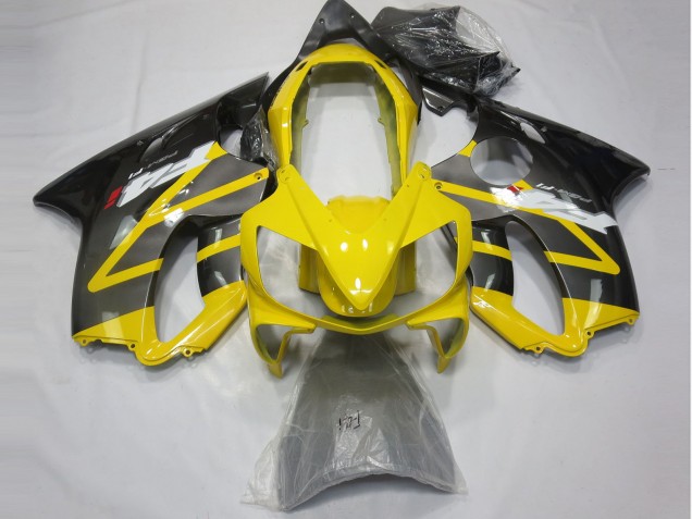 Yellow and Silver - 2004-2007 Honda CBR600 F4i