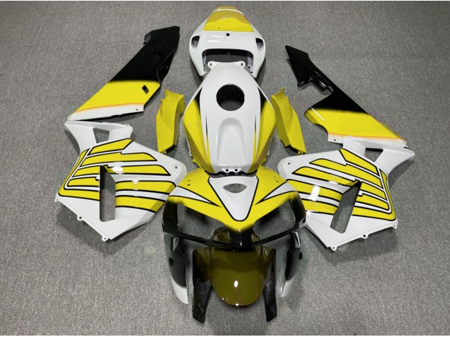 Yellow and White Wings - 2005-2006 Honda CBR600RR Yellow and White Wings - 2005-2006 Honda CBR600RR